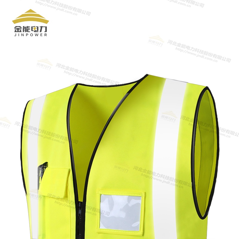 反光標識馬甲 柔軟透氣布料夜間反光條設(shè)計